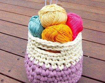 Yam Yam crochet basket