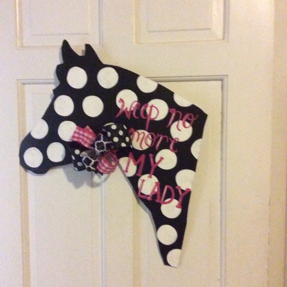 Horse Door Hanger by TheeAlleyKat on Etsy