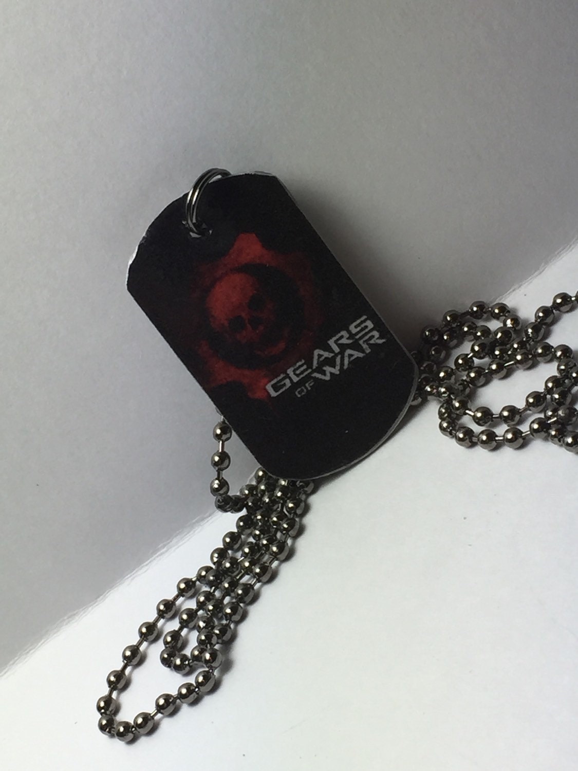 Gears of war necklace gears of war dog tag by MosleysCrafts