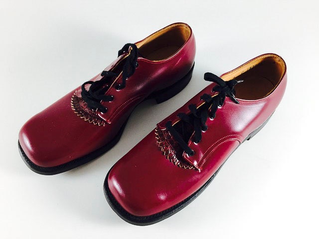 Vintage Red Shoes Shapiro's Children's Shoes by LivingAVntgLife