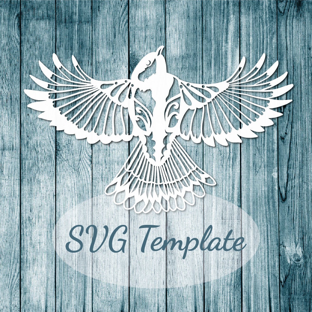 Download Silhouette Cameo SVG Bird Papercutting Template