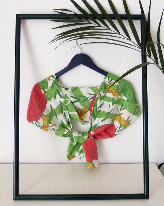 2-in-1 silk scarf