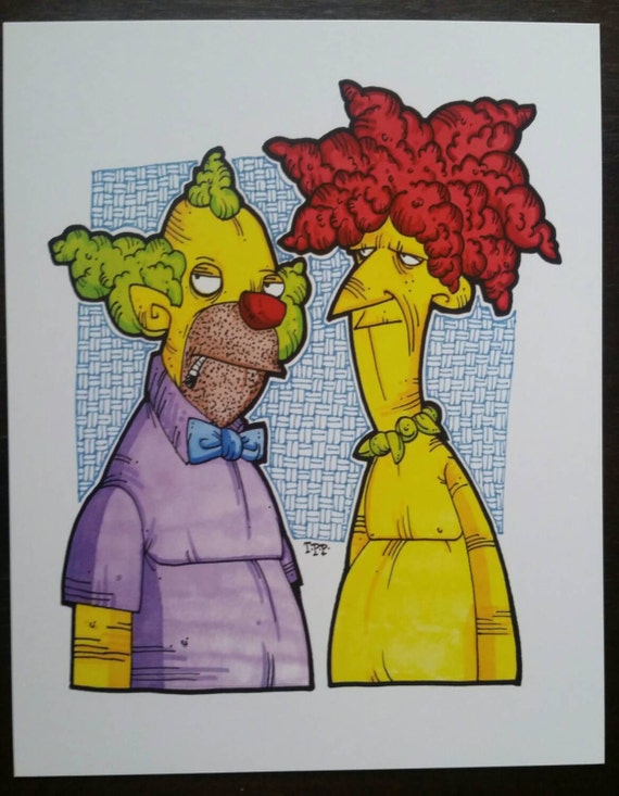 Krusty the Klown and Sideshow Bob