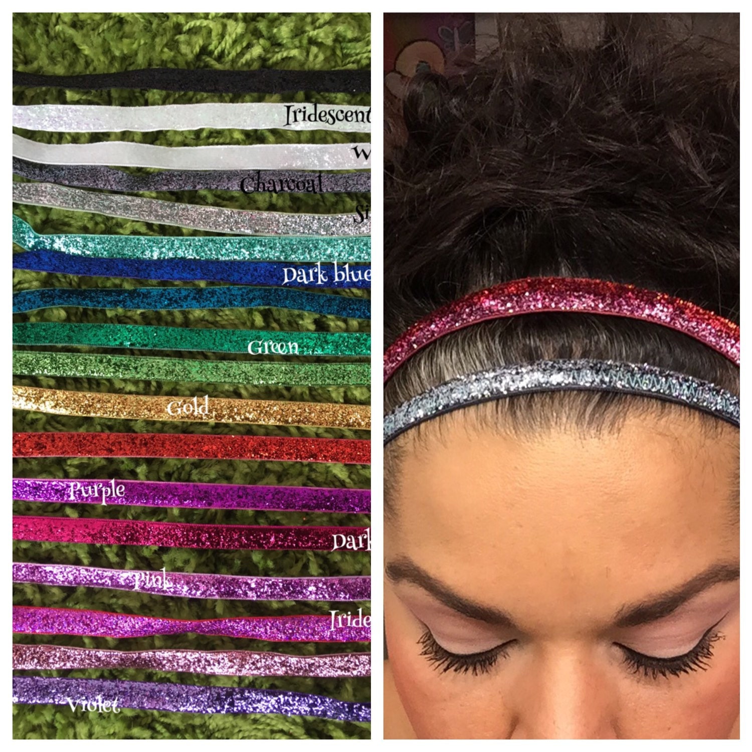Nonslip headband Sparkle headband nonslip headbands