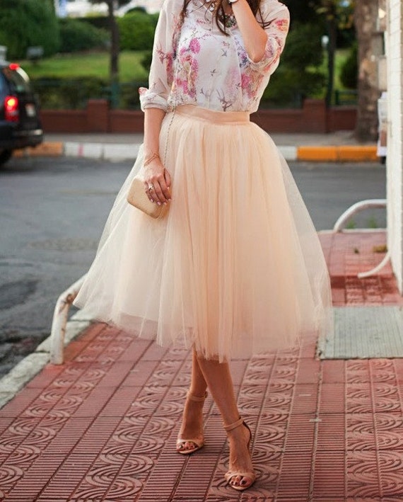 blush tutu skirt