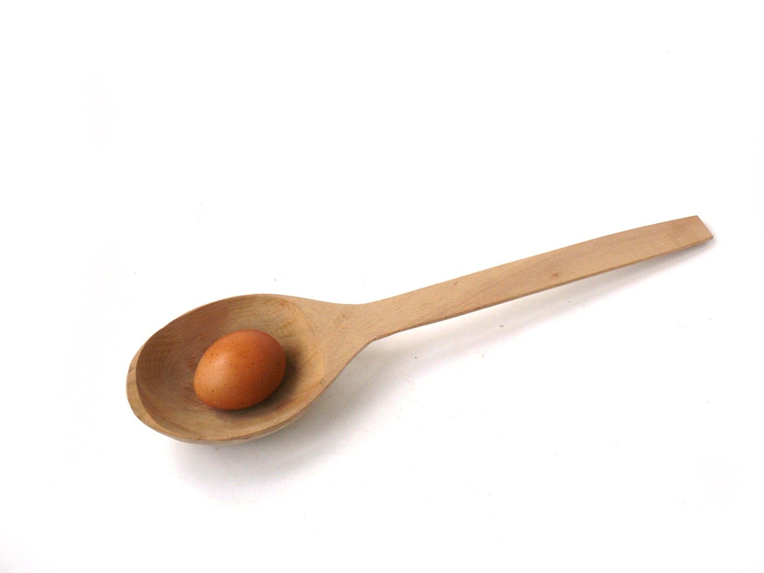 Huge wooden spoon a large spoon made of wood by nostalgishop