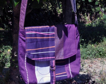 Purple Messenger bag