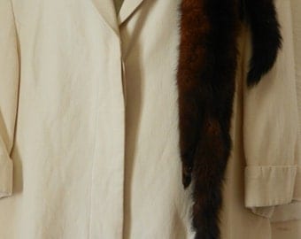 1960s Brown Mink Collar