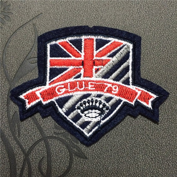 UK Embroidered IronOn Patches sew on patches by Fleckenworld