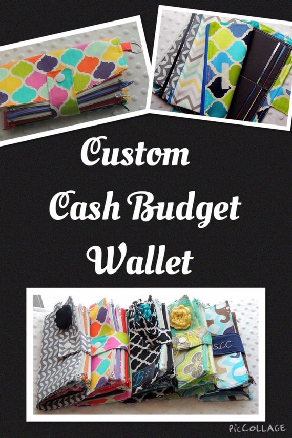 Custom Cash Budget Wallet/ Coupon Wallet/ Dave by PheeBeesBoutique