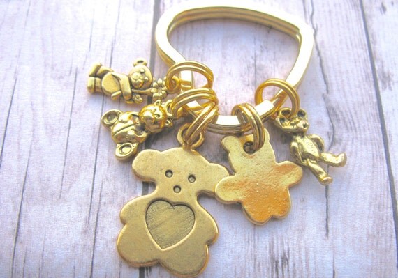 cute teddy bear keychain