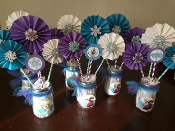 Frozen Centerpieces by YeseniaSerendipity on Etsy