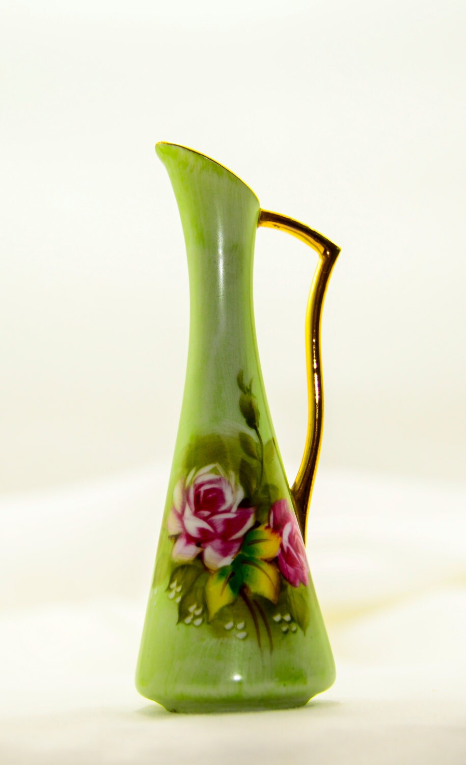 Vintage Lefton China Bud Vase Hand painted by shopthebigeasyworld