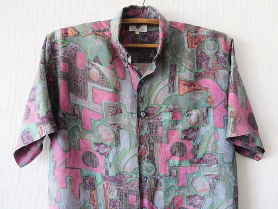 Vintage CHRISTIAN DIOR Men's Silk Shirt by MenswearFashion on Etsy