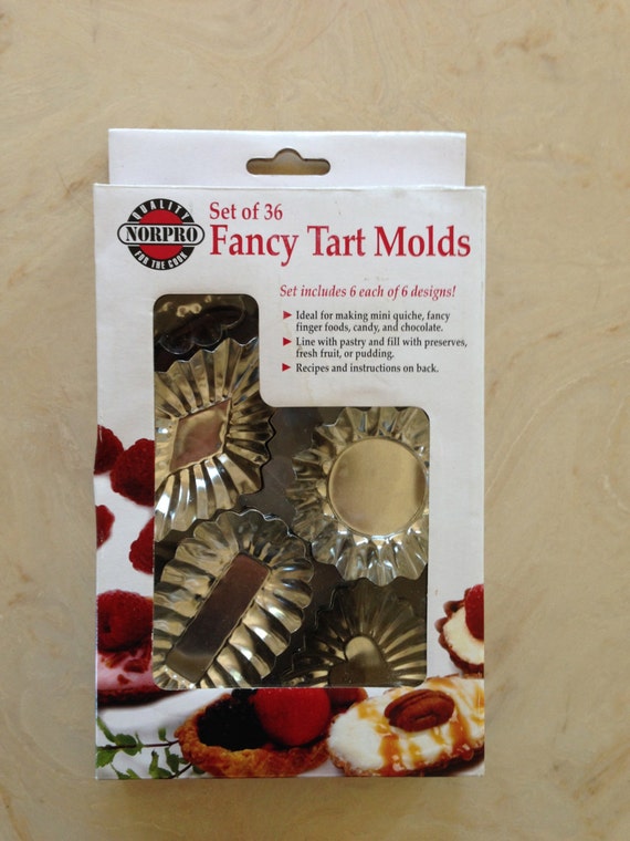 Fancy Tart Molds Set Of 36 Norpro Baking Candy Soap Six