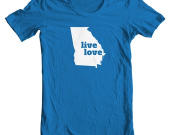 Georgia T-shirt - Live Love Georgia - My State Georgia T-shirt