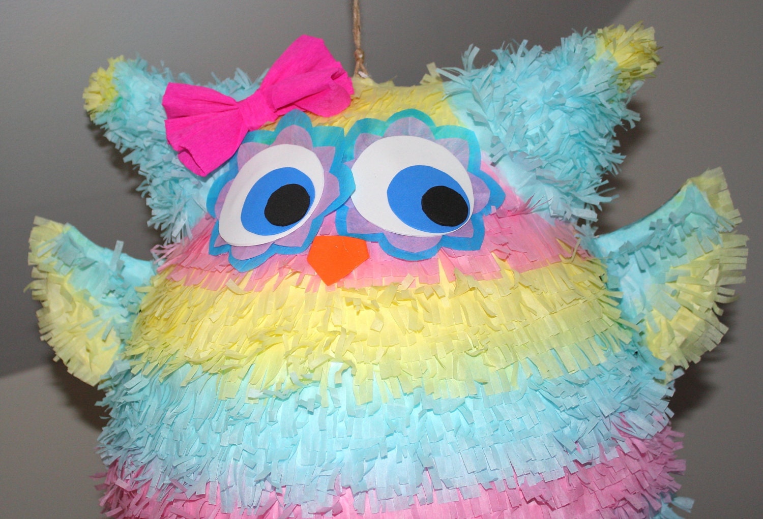 OWL Pinata Birthday Handmade Party Decor by PoppinPinatasandmore