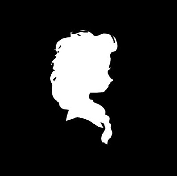 Elsa Decal Frozen Inspired Silhouette Use on by EalaieraDesigns