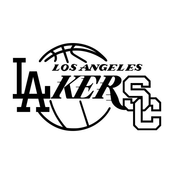 LAkerSC Vinyl Decal Dodgers Lakers Trojans