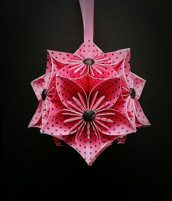 Origami  / Ball Ball Decor vs Origami kusudama Flower/Home origami /3D Flower Kusudama