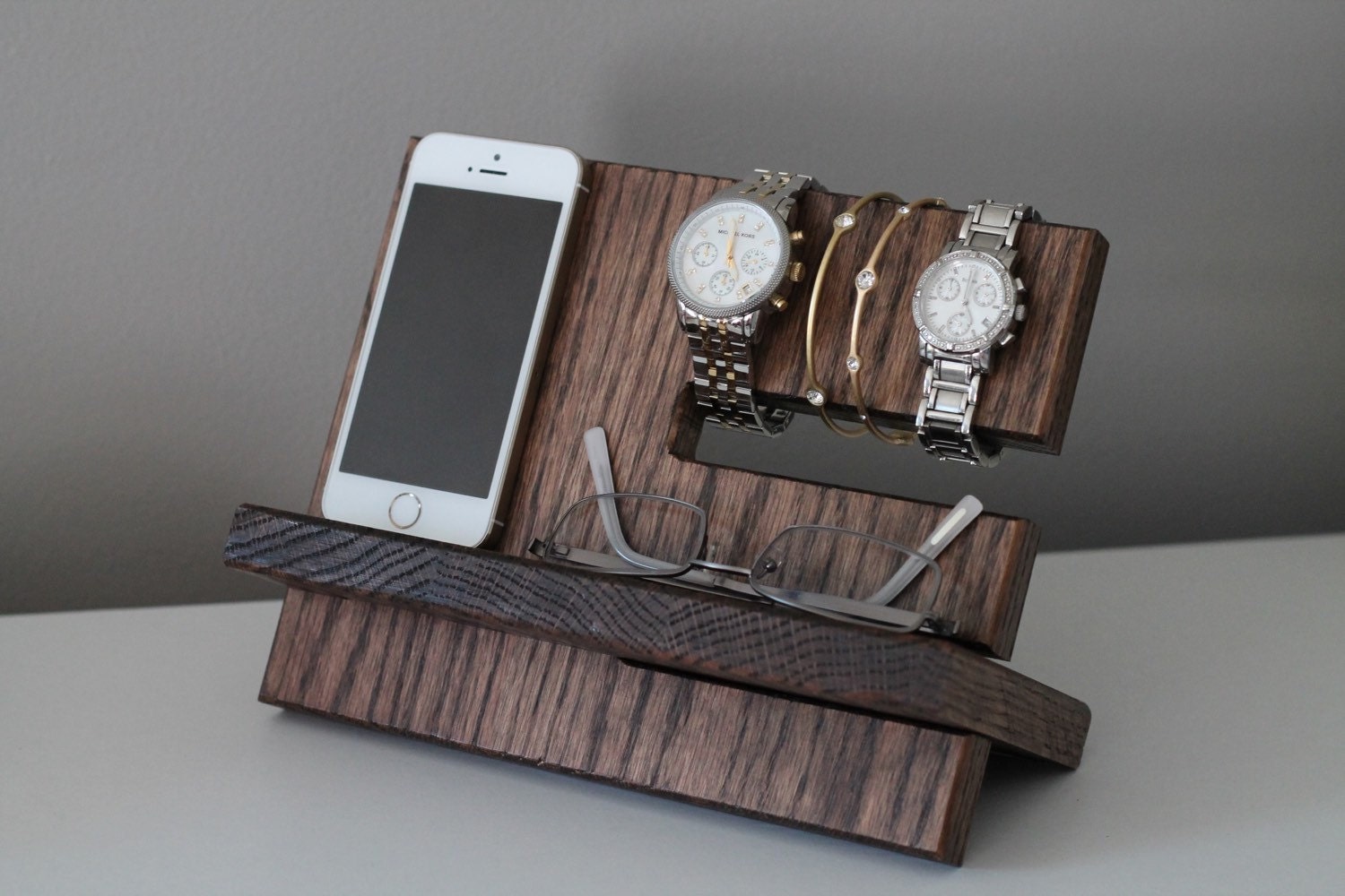 Nightstand Valet stand oak wood valet iphone galaxy by paybacksabeach Nightstand Valet stand oak wood valet iphone galaxy by paybacksabeach
