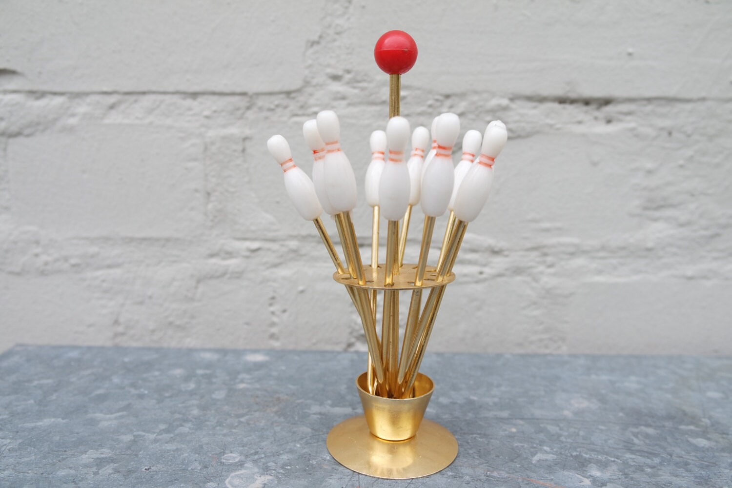 Set of vintage 60′ cocktail picks Haute Juice