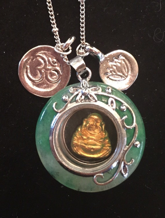 SALE Buddha Necklace Buddhist Jewelry Buddha by TheTinyMustardSeed