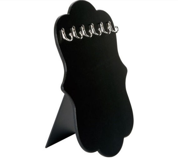 Chalkboard Jewelry Display 12 1/2 by PoppiesBeadsnMore on Etsy