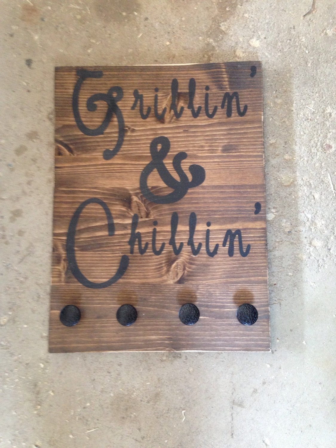 Grill utensil holder outdoor decor grilling tools for the