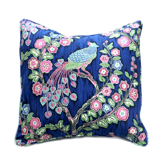 Items Similar To Peacock Throw Pillow Blue Decorative Cushion Peacock   Il 570xN.792935649 Kk0r 