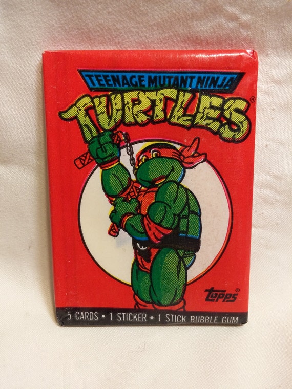 Topps 1989 Teenage Mutant Ninja Turtles (TMNT) Trading Card Sealed Pack