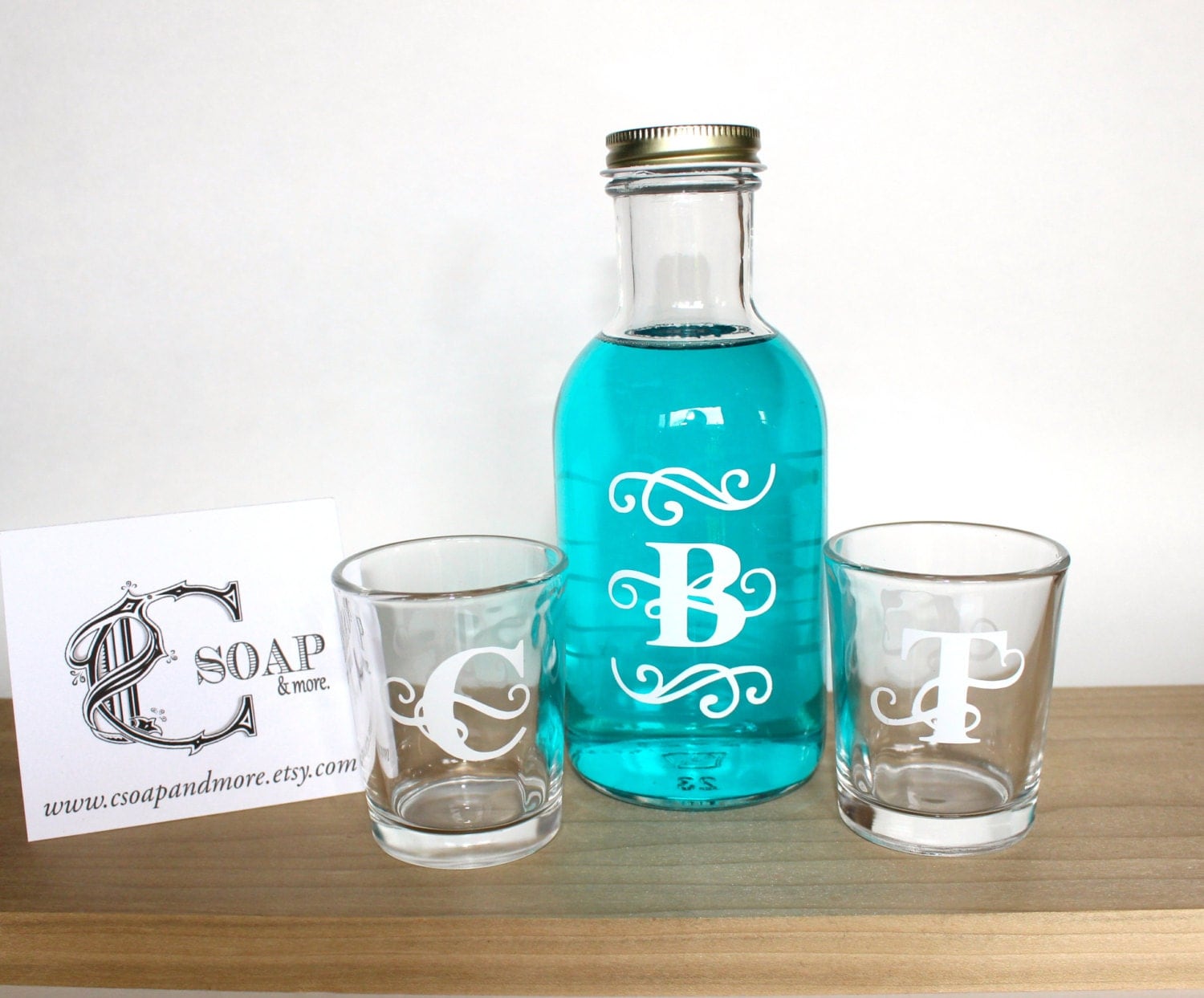 PERSONALIZED MOUTHWASH DISPENSER Glass