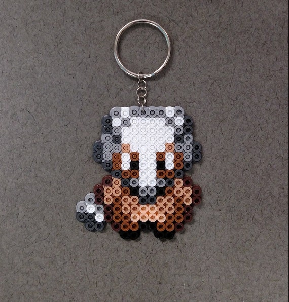 Cubone Pokemon Perler Keychain