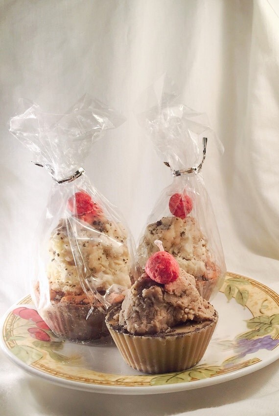Cupcake candles by on Etsy