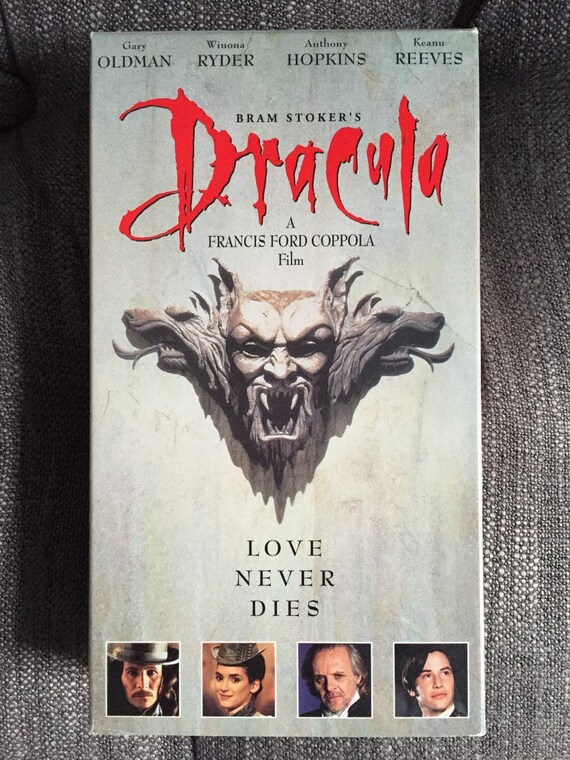 Items Similar To Bram Stoker S Dracula Vhs Tape On Etsy