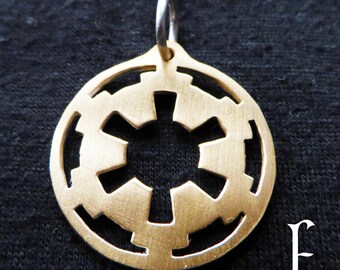 Galactic Empire pendant from Star Wars (brass - totally handmade)
