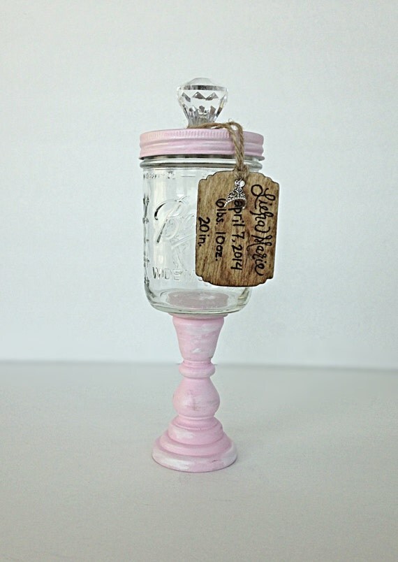 Baby Shower/Gift Keepsake Jar by MMCreationSIDS on Etsy