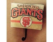 Items similar to SF Giants Key Hanger Wall Art Sign on Etsy