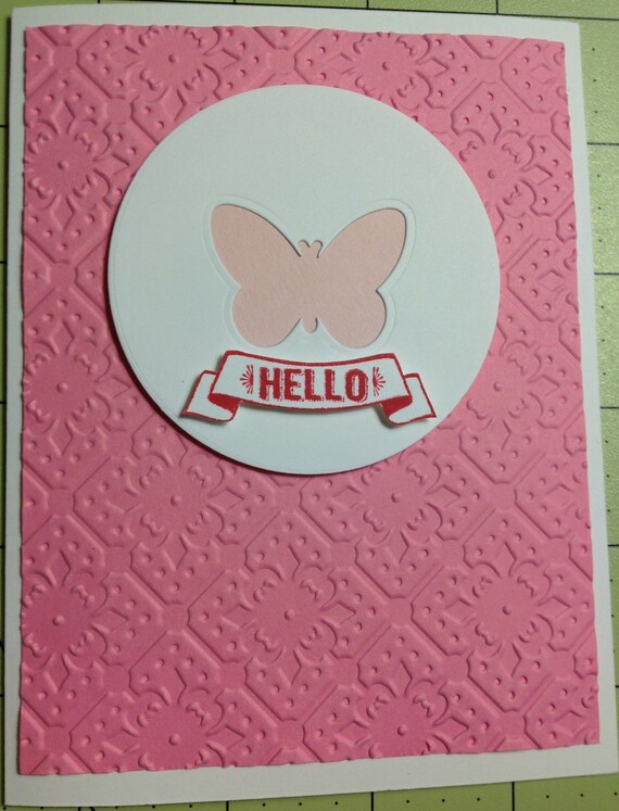 Cute butterfly note cards set of 2