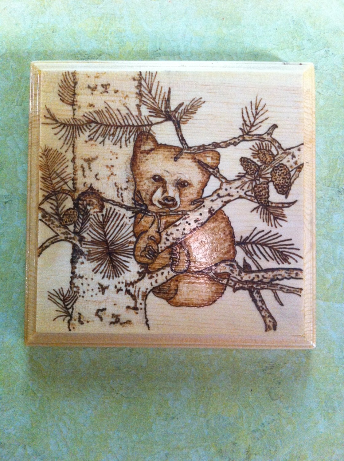 Little Bear Wood Burning By Karascountrykrafts On Etsy