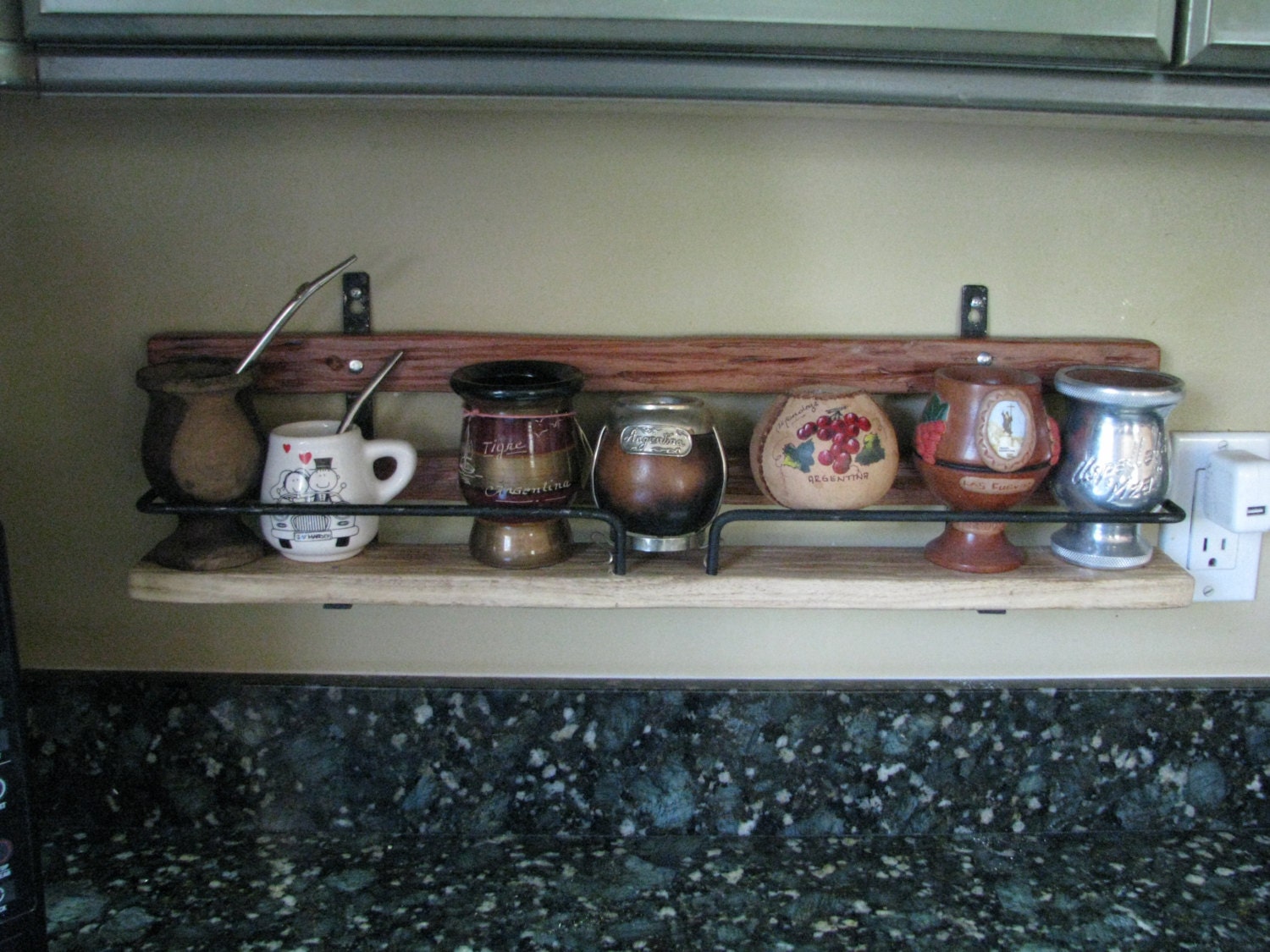 Rustic Shelf KnickKnack Shelf Country Western Shelf