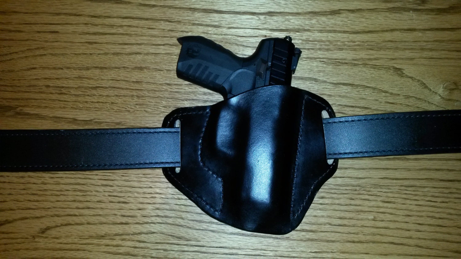 Custom Made FBI Cant Leather Holster by HolstersByJoe on Etsy