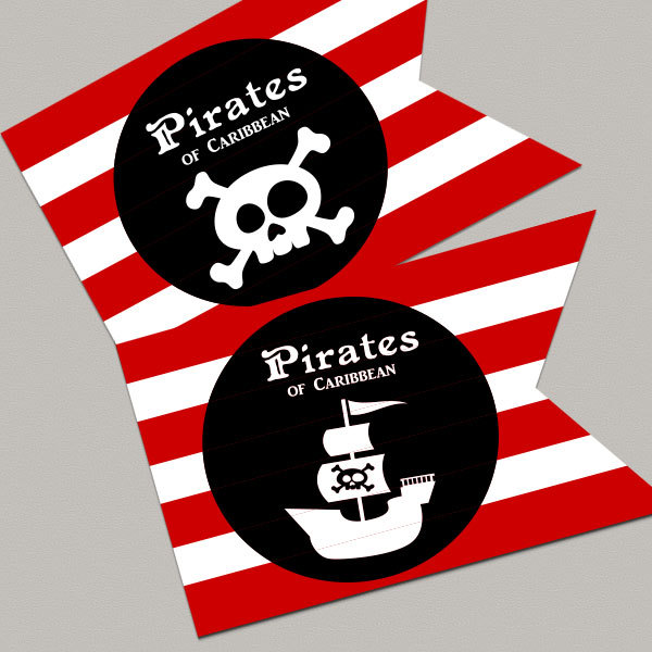 Printable Pirate Party Flags for Kids