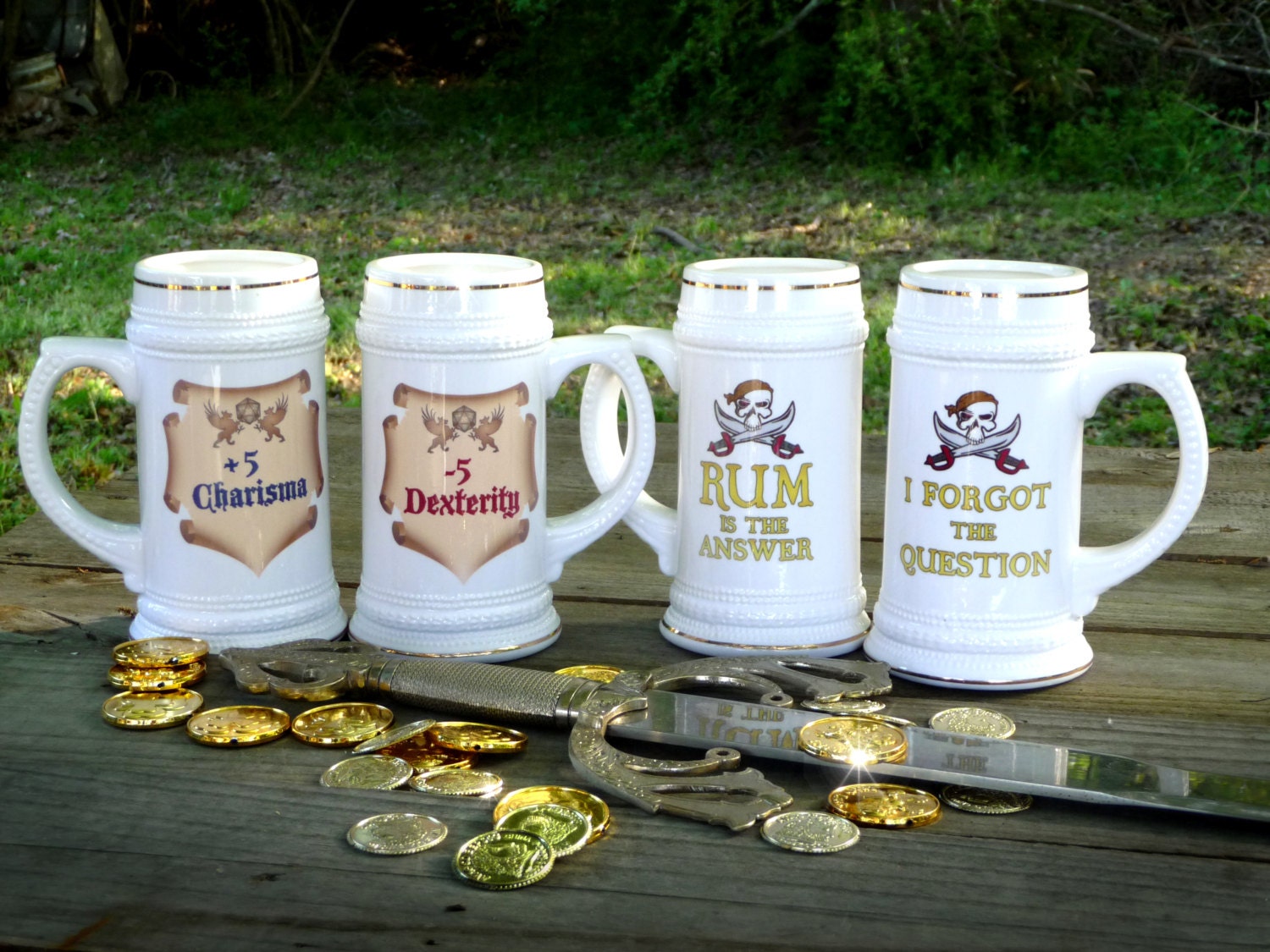 Beer Steins Dungeons and Dragons Pirate