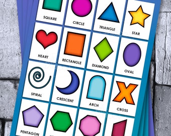 Laminated A4 Children Educational Chart Set of 4
