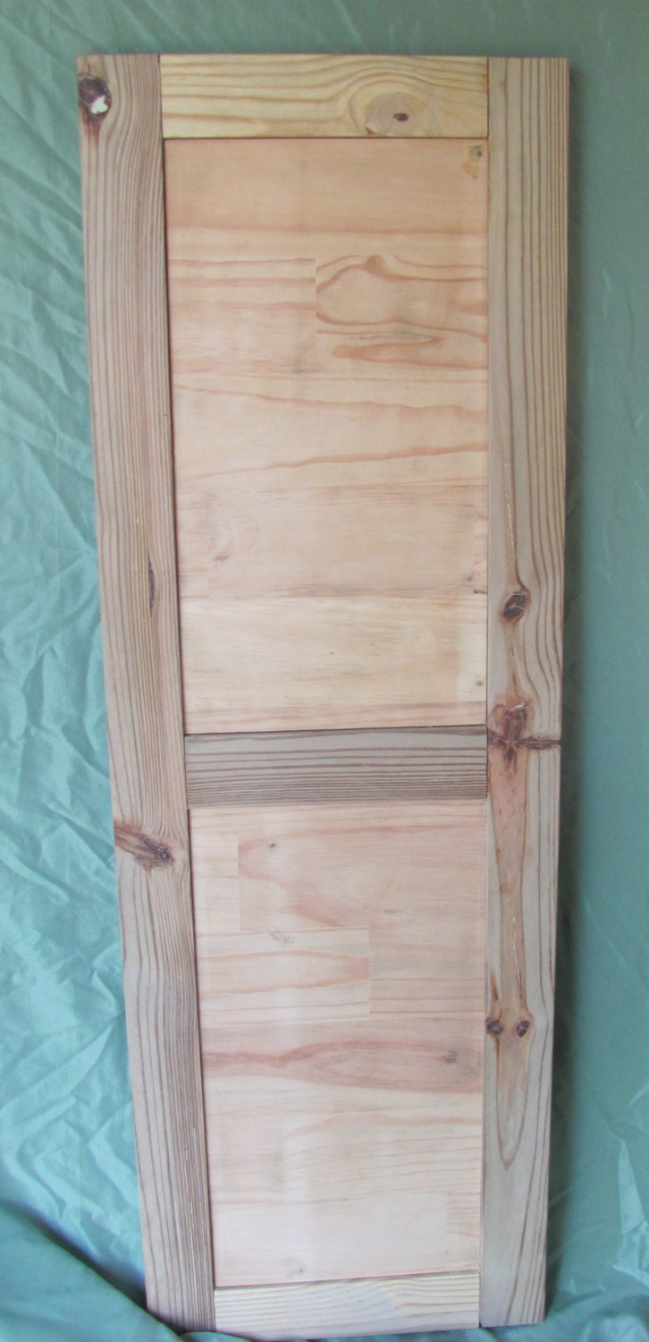 Shaker Style Flat Panel Wood Exterior Shutter