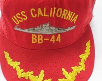 USS Califoirnia Trucker Style Cap