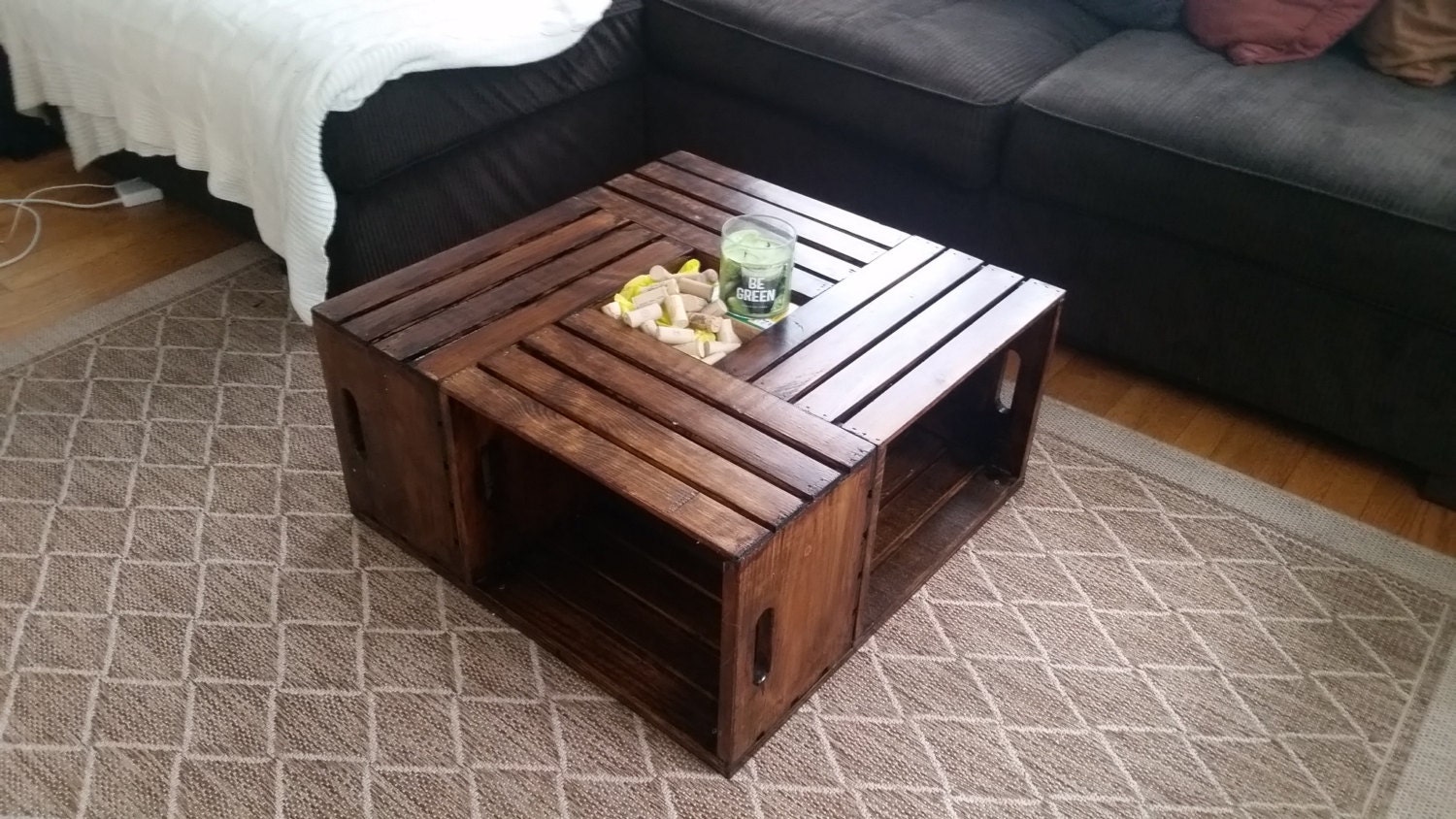 Wine Crate Coffee Table