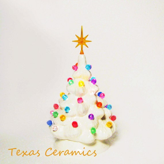 miniature white ceramic christmas tree color by texasceramics miniature white ceramic christmas tree color by texasceramics