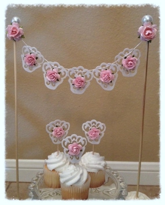 items similar to birthday decoration shabby chic cake items similar to birthday decoration shabby chic cake